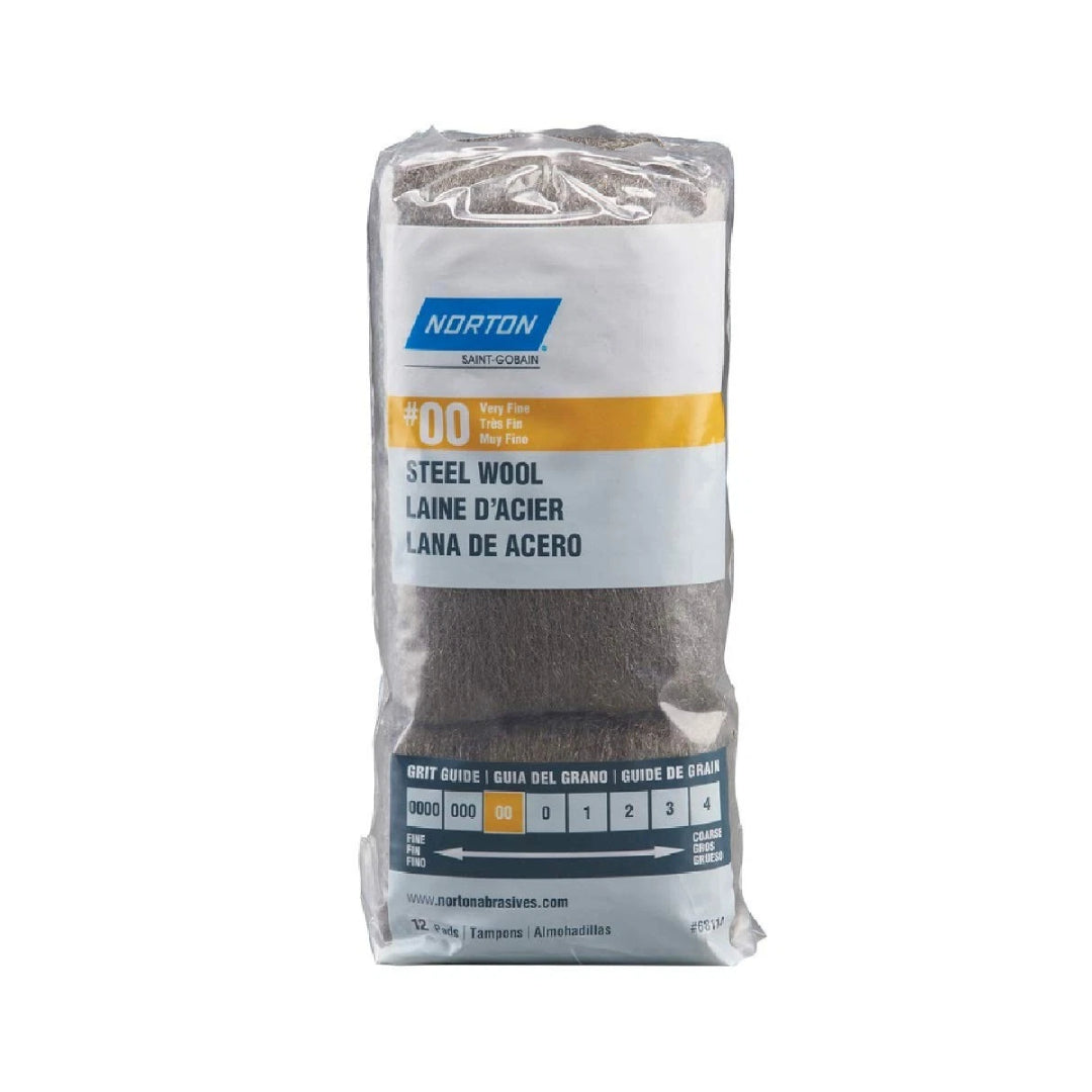 Norton - Laine d'acier (paquet de 12)