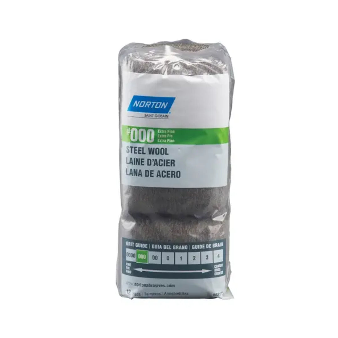 Norton - Laine d'acier (paquet de 12)