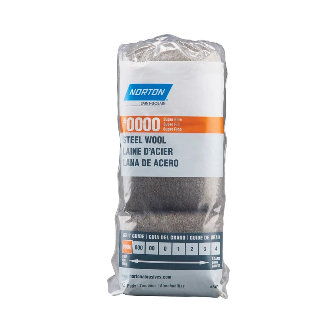 Norton - Laine d'acier (paquet de 12)