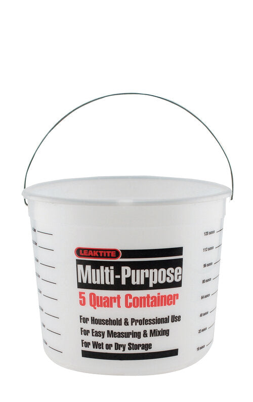 Leaktite - Graduated Container with 5L Mixing Ratio

