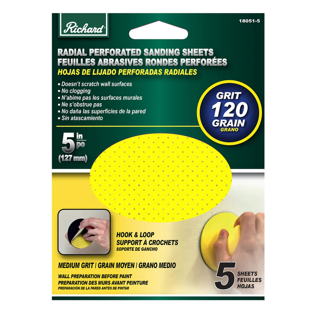 Richard - Perforated Round Sandpaper 5 inches