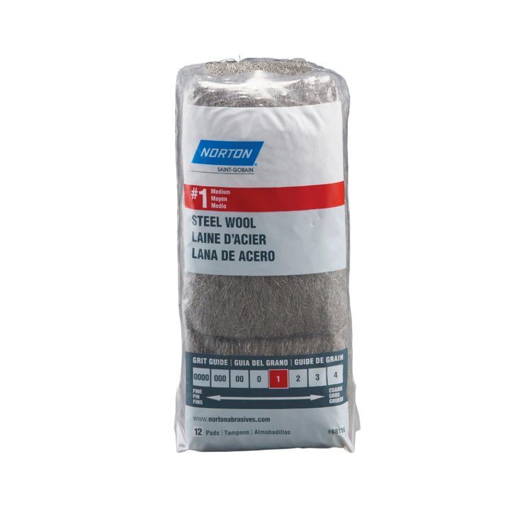 Norton - Laine d'acier (paquet de 12)