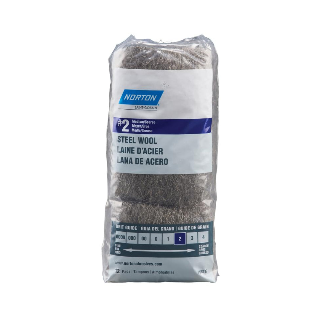 Norton - Laine d'acier (paquet de 12)