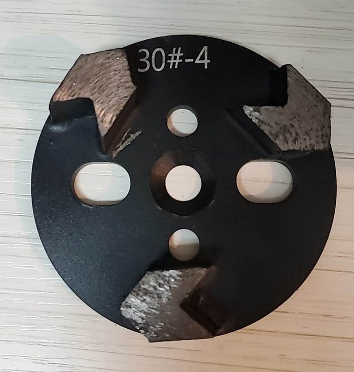 JS Floor 3 Diamond Grinding Wheels Arrows