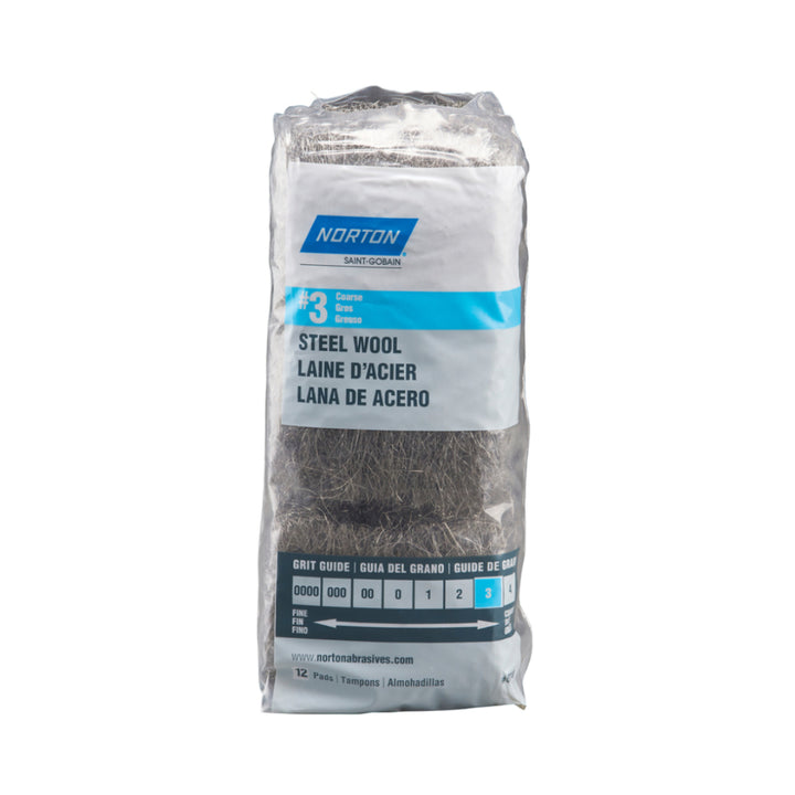 Norton - Laine d'acier (paquet de 12)