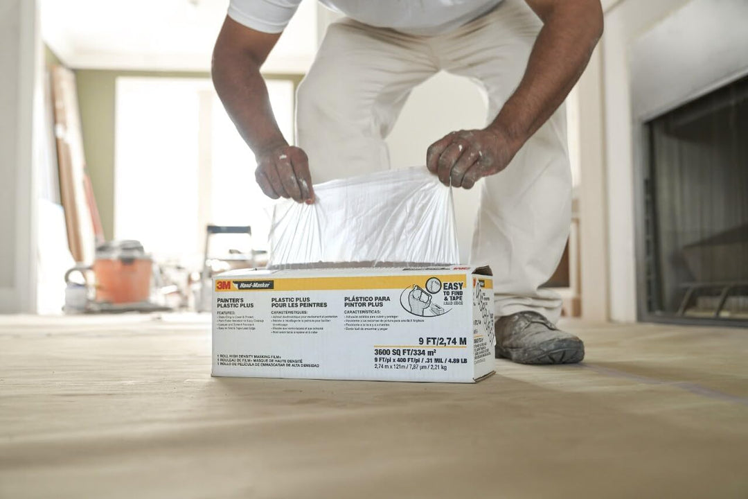 3M - Pellicule de masquage MFB-9 Hand-Masker (9 pi x 400 pi x 0,31 mil)