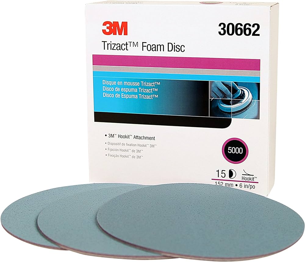 Hookit Trizact 3M foam disc