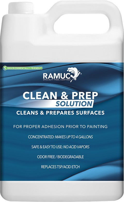 Cleans and prepares surfaces