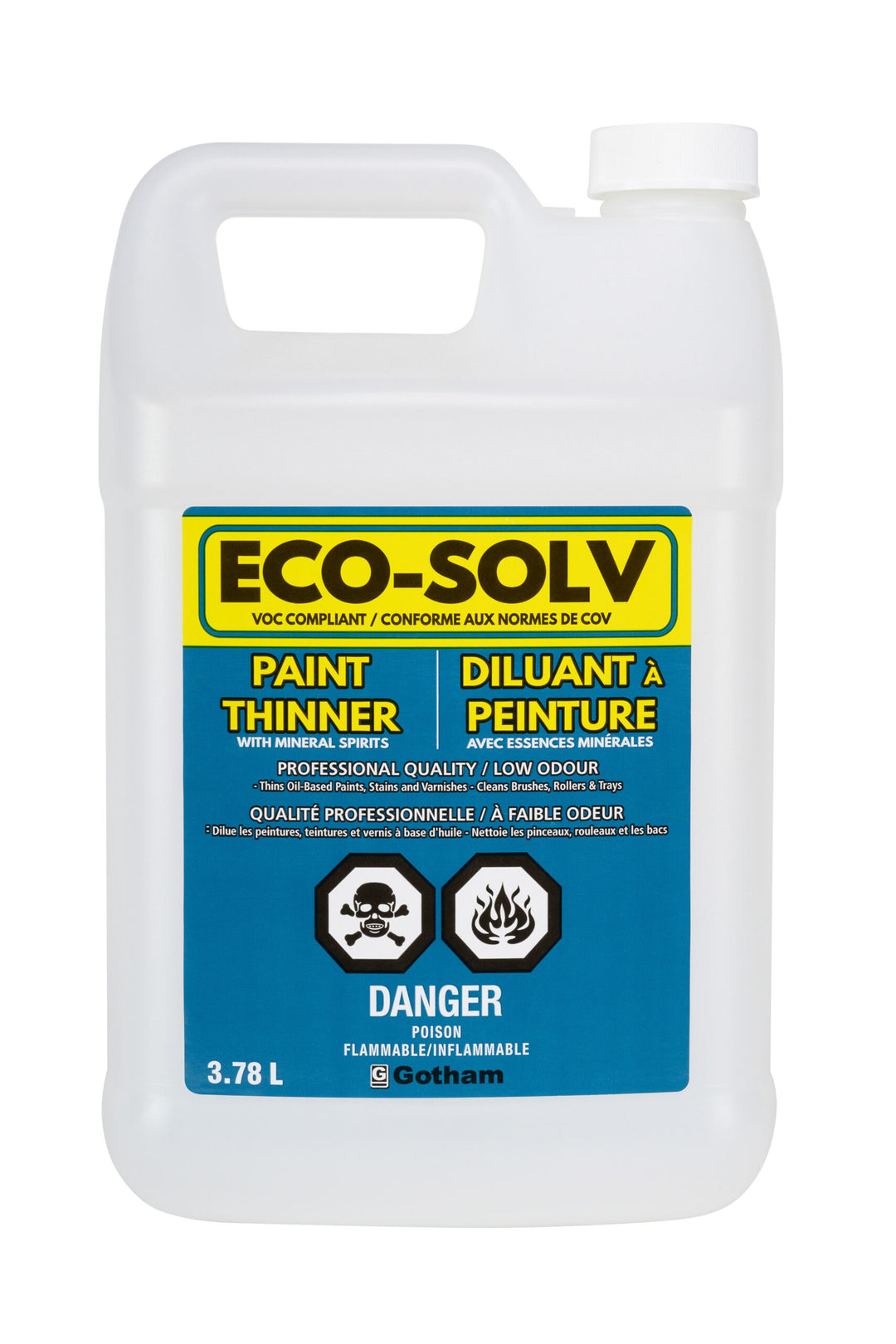 Diluant à peinture Eco-Solv avec essences minérales