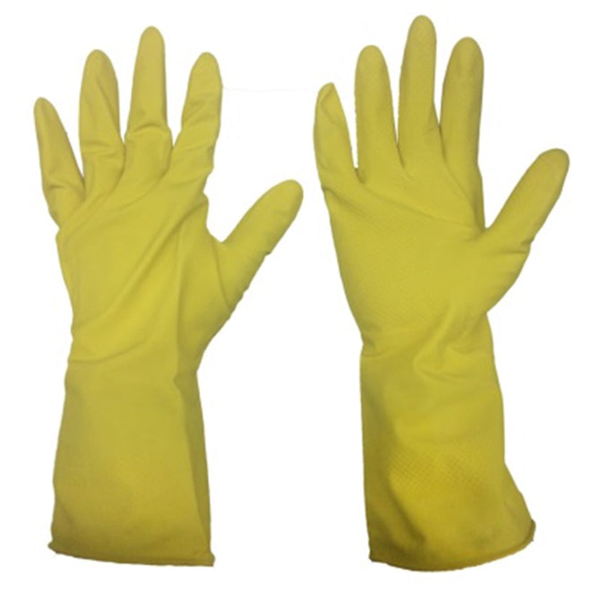 Latex gloves, household