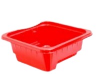 Red Mini Plastic Cut-in Tray