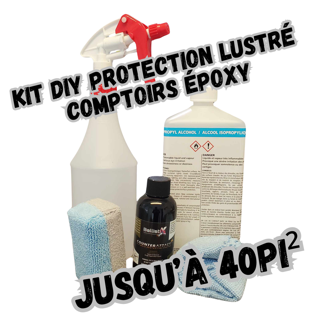 DIY Glossy Protection Kit for Epoxy Countertops