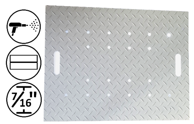 Dragar - Couvercle de Drain en Aluminium Renforcé Peint