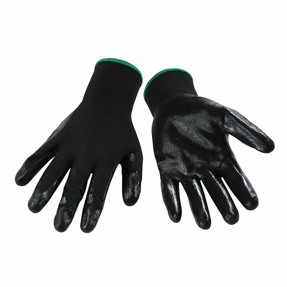 Gants d'extérité en nitrile NOIR/NOIR