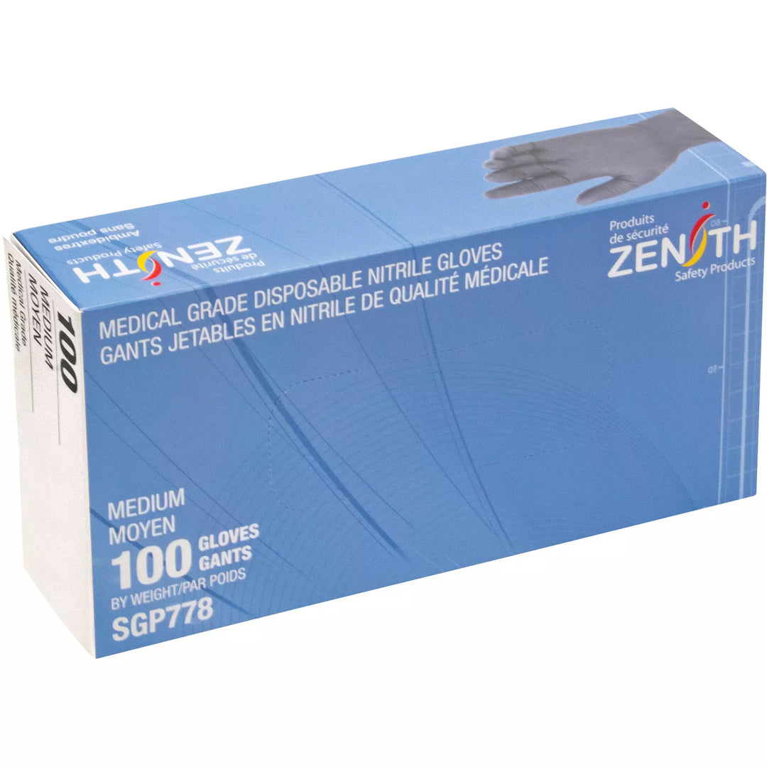 Zenith - Gants jetables de calibre médical résistants à la perforation