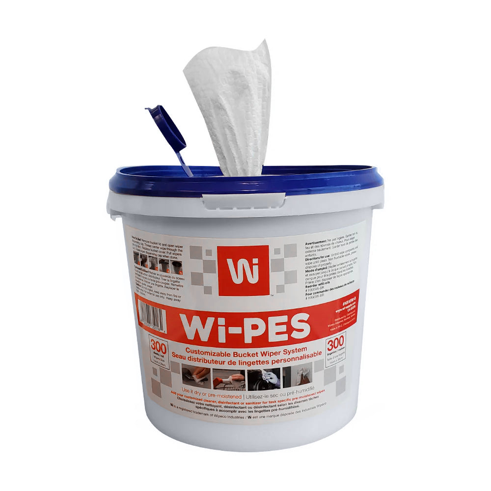 Wipeco Wi-PES In A Bucket - 300 ct. Bucket