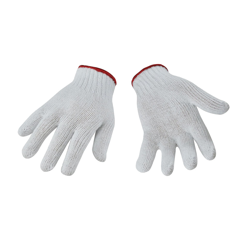 Knit Gloves - 75% Cotton, 25% Polyester