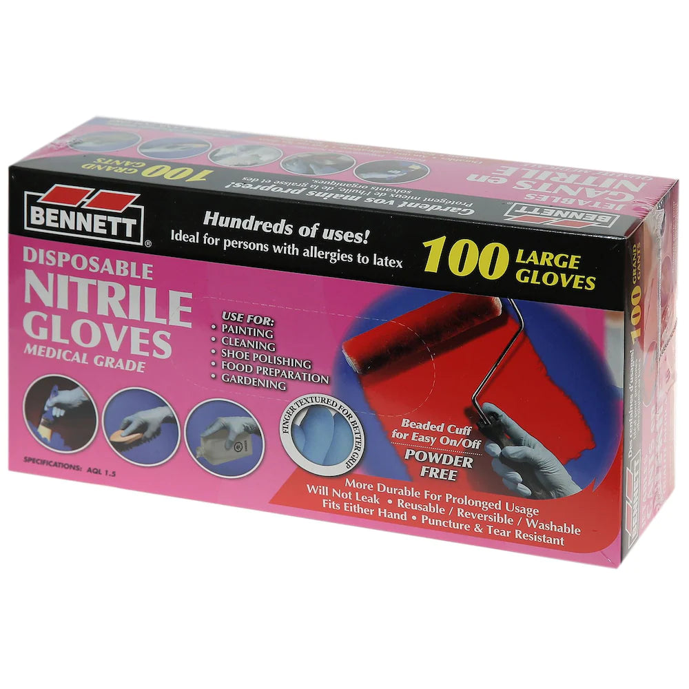 Bennett - Disposable Nitrile Gloves