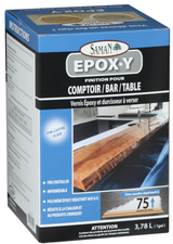 Époxy pour comptoir/bar/table