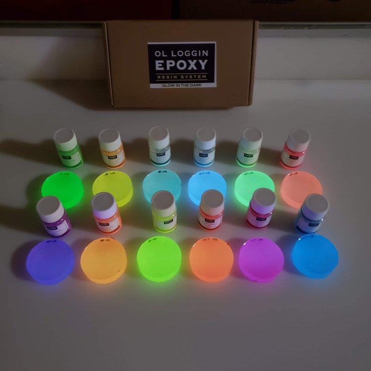 Pigments Glow In The Dark Ol Loggin Pots