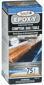 Époxy pour comptoir/bar/table