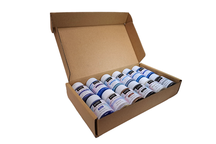 Couleurs Mica Ol Loggin blue mix