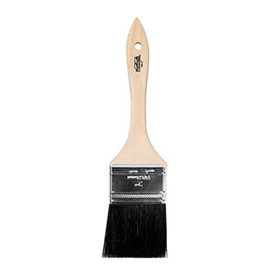 Brush with Wooden Handle, Black Bristles