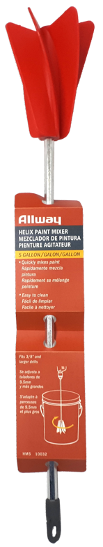 Helix 5 Gallon Mixer  ALLWAY 10032 HM5 5 GALLON HELIX PAINT MIXER