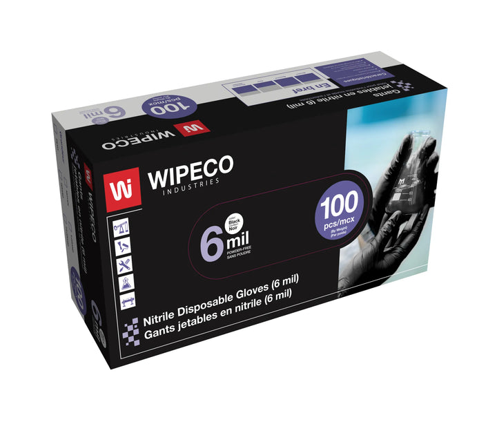 Wipeco - Gants jetables Nitrile