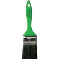 Bennett - Black Polyester Bristle Brush, Green Handle, Economical