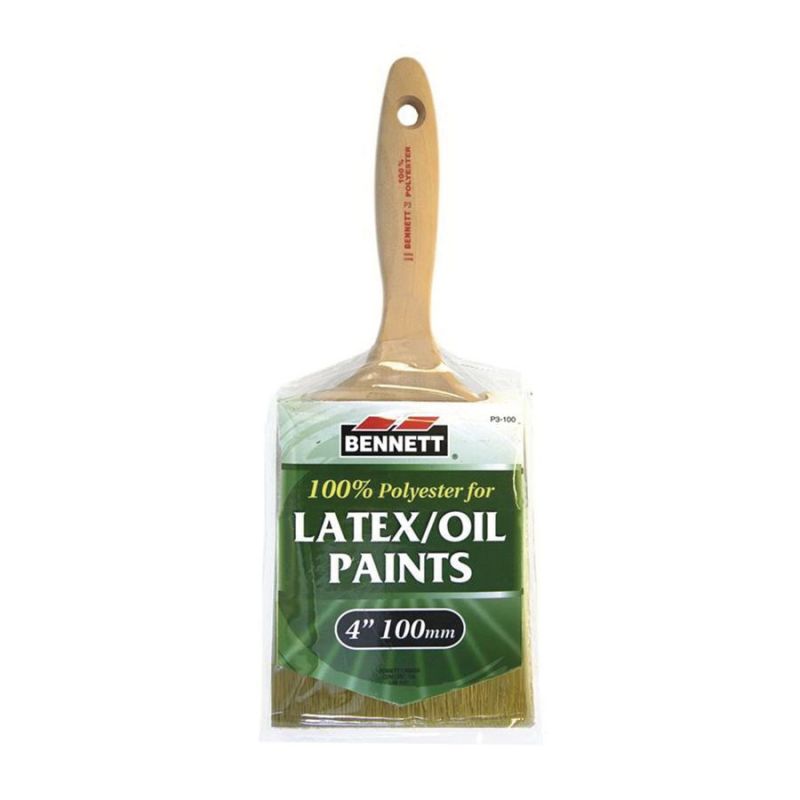 Bennett - Best 100% Gold Polyester Brush for Latex/Oil