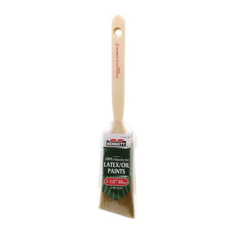 Bennett - Best 100% Gold Polyester Brush for Latex/Oil