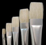 Bennett - White Bristle Artist Brushes