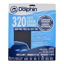 Blue Dolphin - Papier Sabler Sec et Humide 320 Grit