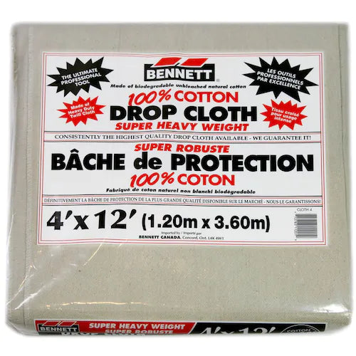 Bennett - Bâche de protection 100% Coton